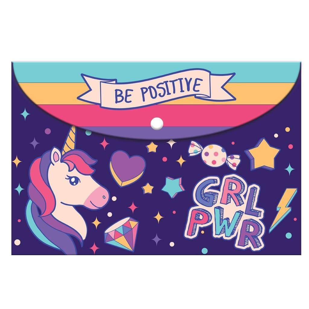 Φωτογραφία προϊόντος: Must Φάκελος Κουμπί Α4 Μust Be Positive (000585659)