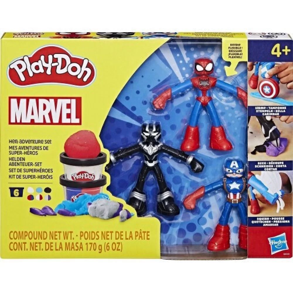 Φωτογραφία προϊόντος: Hasbro Play-Doh Πλαστελίνη-Παιχνίδι Hero Adventure Set (G0333)