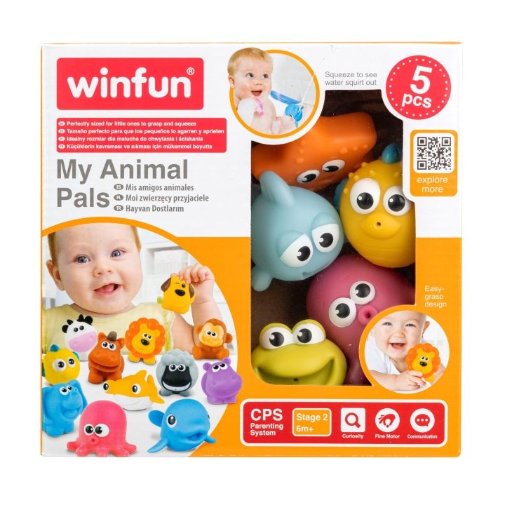 Φωτογραφία προϊόντος: Winfun Ζωάκια Μπάνιου Σετ 5 τμχ-My Animal Pals (07118-NL)