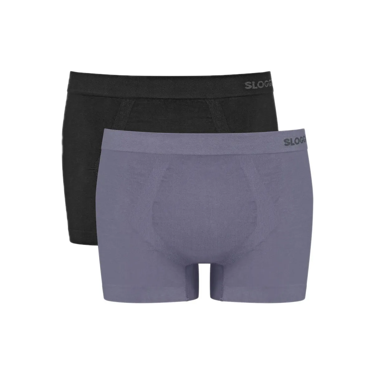 Φωτογραφία προϊόντος: Sloggi Ανδρικό Boxer GO Smooth Short - Διπλό Πακέτο, Χρώμα Μαύρο-Γκρι