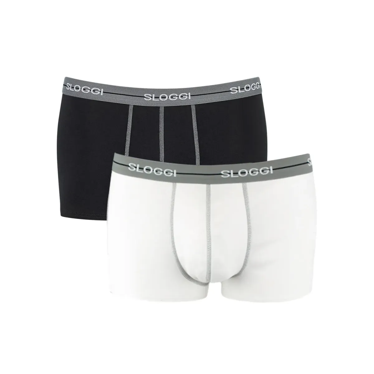 Φωτογραφία προϊόντος: Sloggi Ανδρικό Boxer Start Hipster Box - Διπλό Πακέτο, Χρώμα Μαύρο-Λευκό