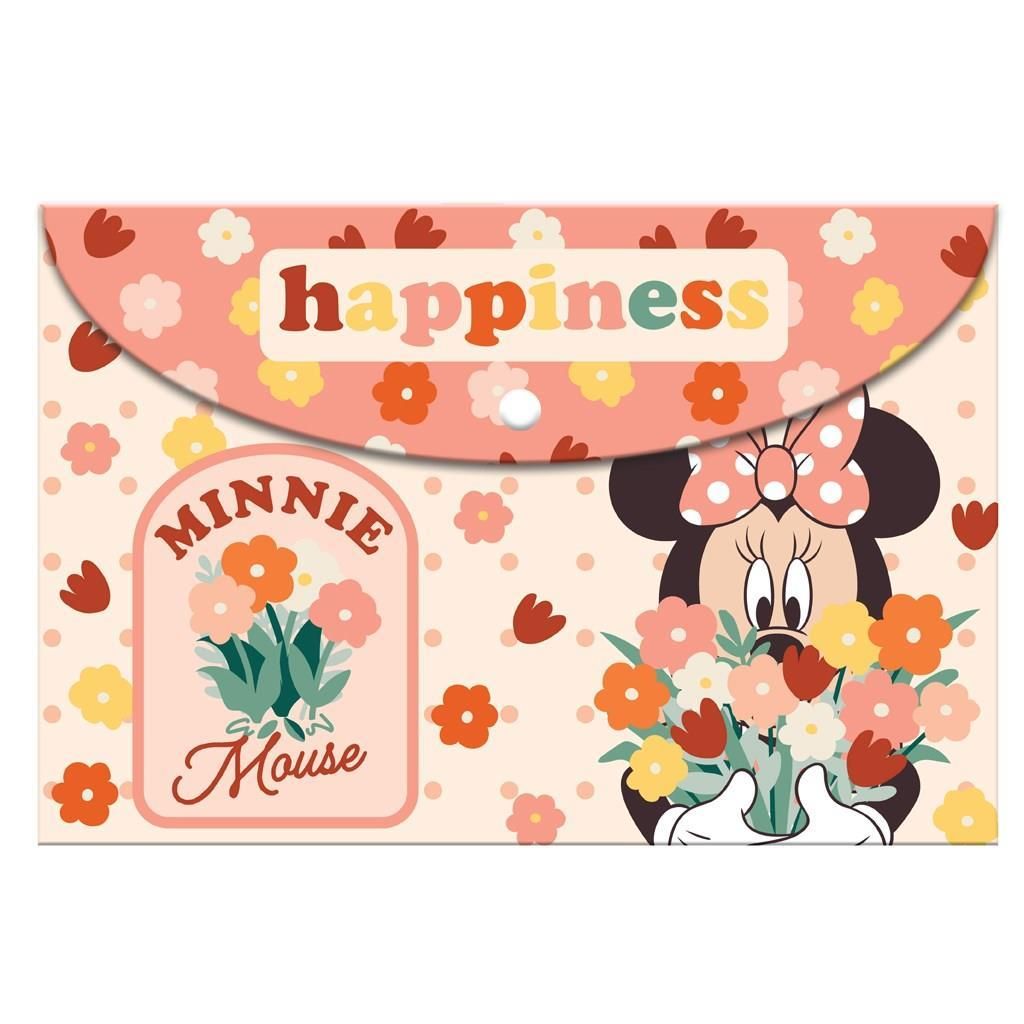 Φωτογραφία προϊόντος: Diakakis Φάκελος Κουμπί Α4 Must Minnie Happiness (000564365)
