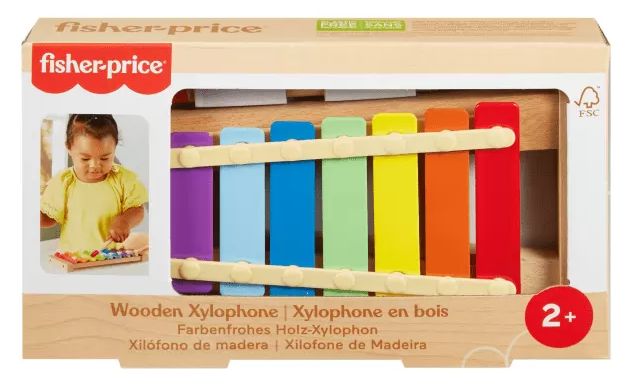 Φωτογραφία προϊόντος: Fisher Price Fisher-Price Ξύλινο Ξυλόφωνο (HXV13)