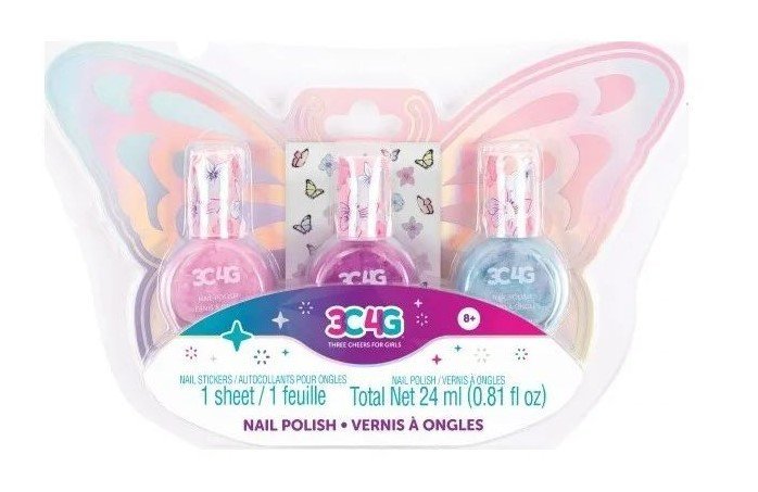Φωτογραφία προϊόντος: Just Toys Make It Real Butterfly Nail Polish Trio (10043)