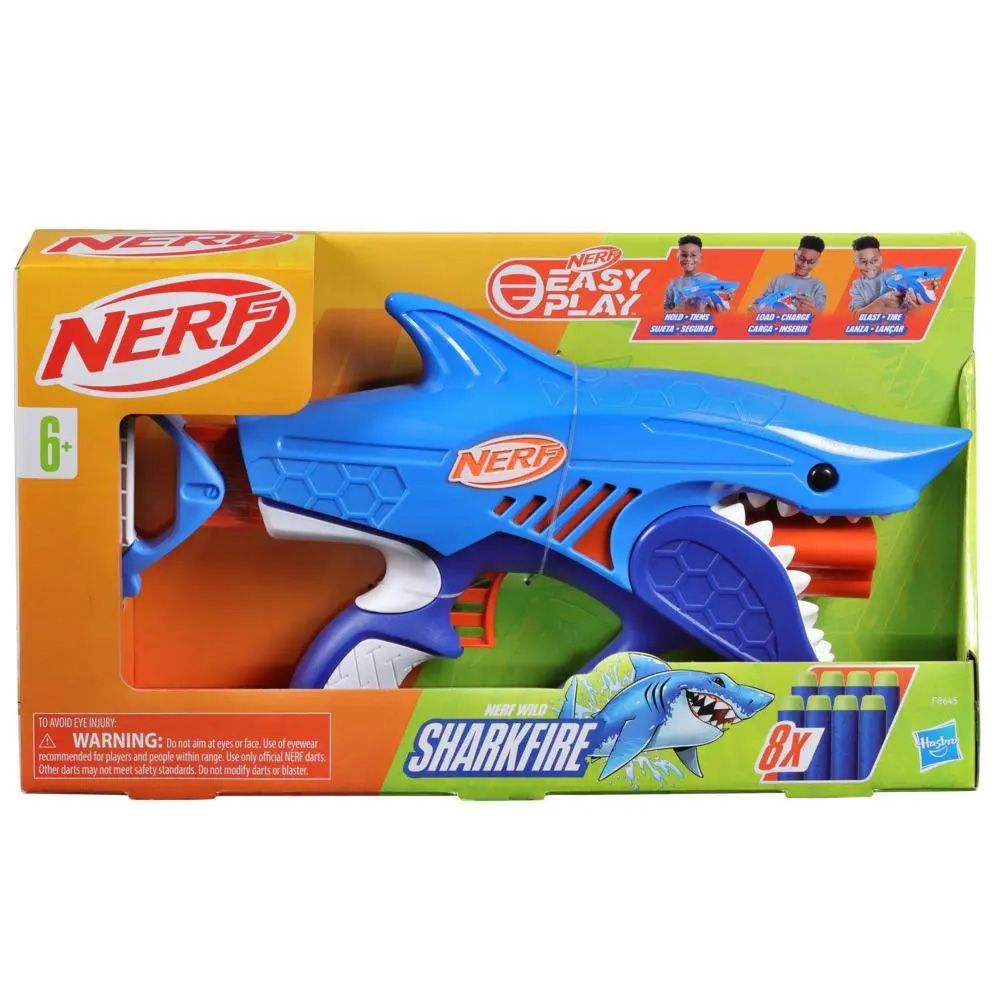 Φωτογραφία προϊόντος: Hasbro Nerf Εκτοξευτής Sharkfire Elite 2.0 (F8645)