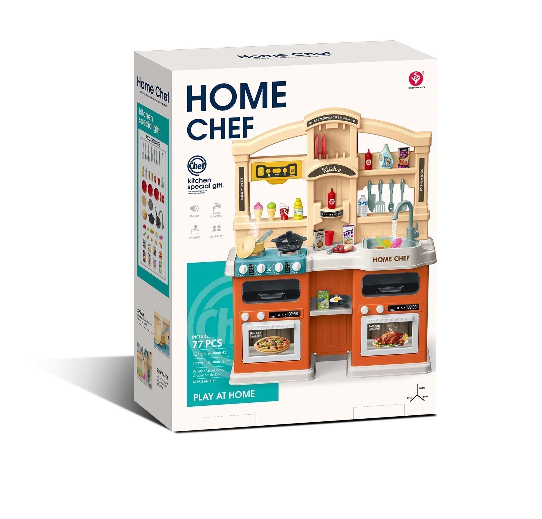 Φωτογραφία προϊόντος: Blue Toys Παιδικό Σετ Πάγκος Κουζίνας Home Chef Με Αξεσουάρ (MKT981519)
