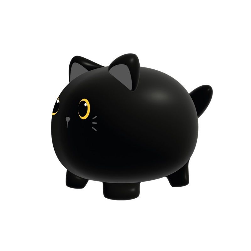 Φωτογραφία προϊόντος: Exas Κουμπαράς Total Gift XL2499 Black Cat (139249900)