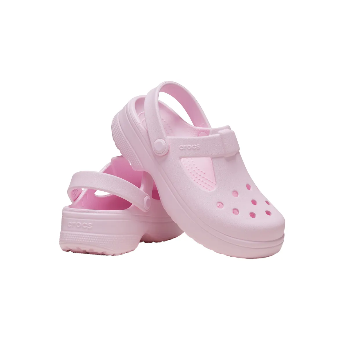 Φωτογραφία προϊόντος: Crocs Παιδικά Παντοφλάκια Κορίτσι Classic Mary Jane Clog T, Χρώμα Pink Milk