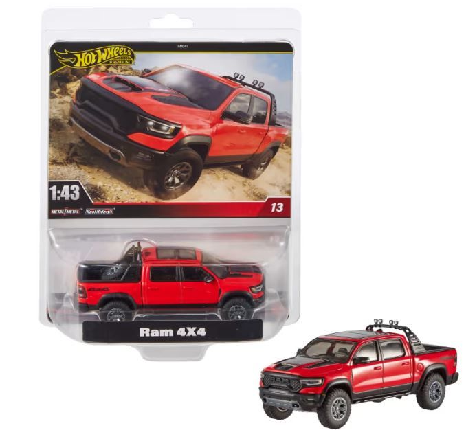 Φωτογραφία προϊόντος: Mattel Hot Wheels Premium 1:43 Ram Monster Truck 4X4 (HWT07)