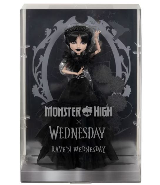 Φωτογραφία προϊόντος: Mattel Monster High Κούκλα Wednesday Rave’n Dress (HXJ03)