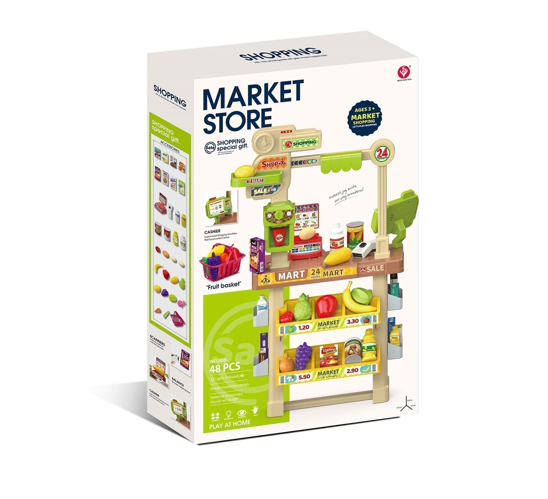 Φωτογραφία προϊόντος: Blue Toys Παιδικός Πάγκος Super Market με Μετρητή (MKT162618)