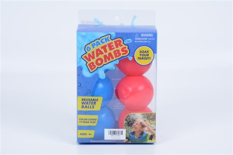 Φωτογραφία προϊόντος: Blue Toys Νεροβόμβες 6 τμχ (MKL734045)