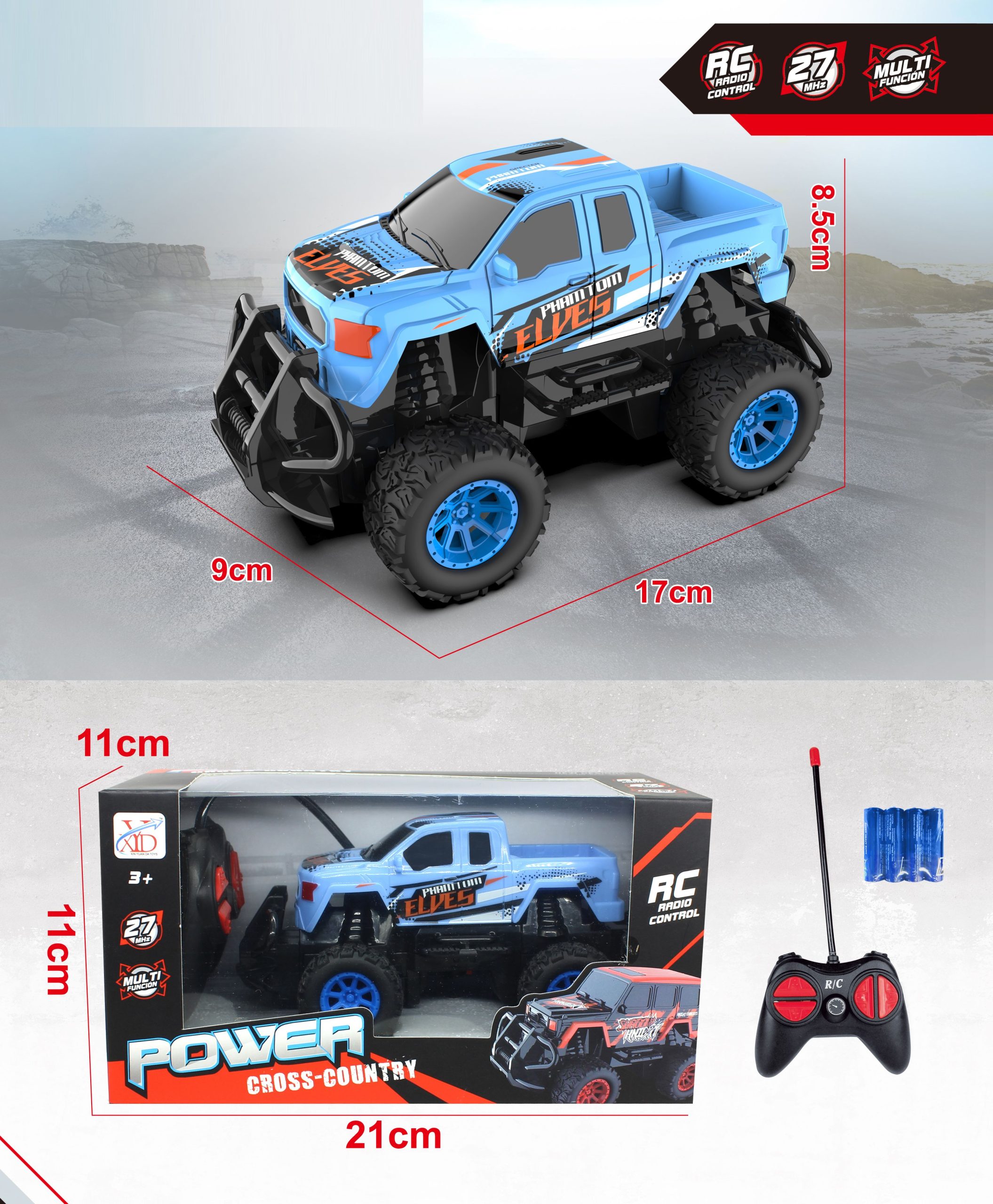 Φωτογραφία προϊόντος: R/C Jeep Power Cross The Country (MKS072844)