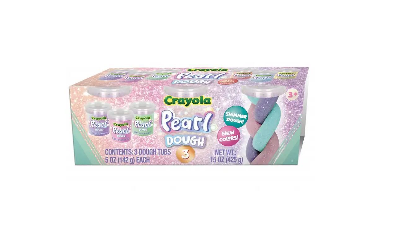 Φωτογραφία προϊόντος: Crayola Silly Scents Pearl Dough Σετ 3 Τμχ (2896)