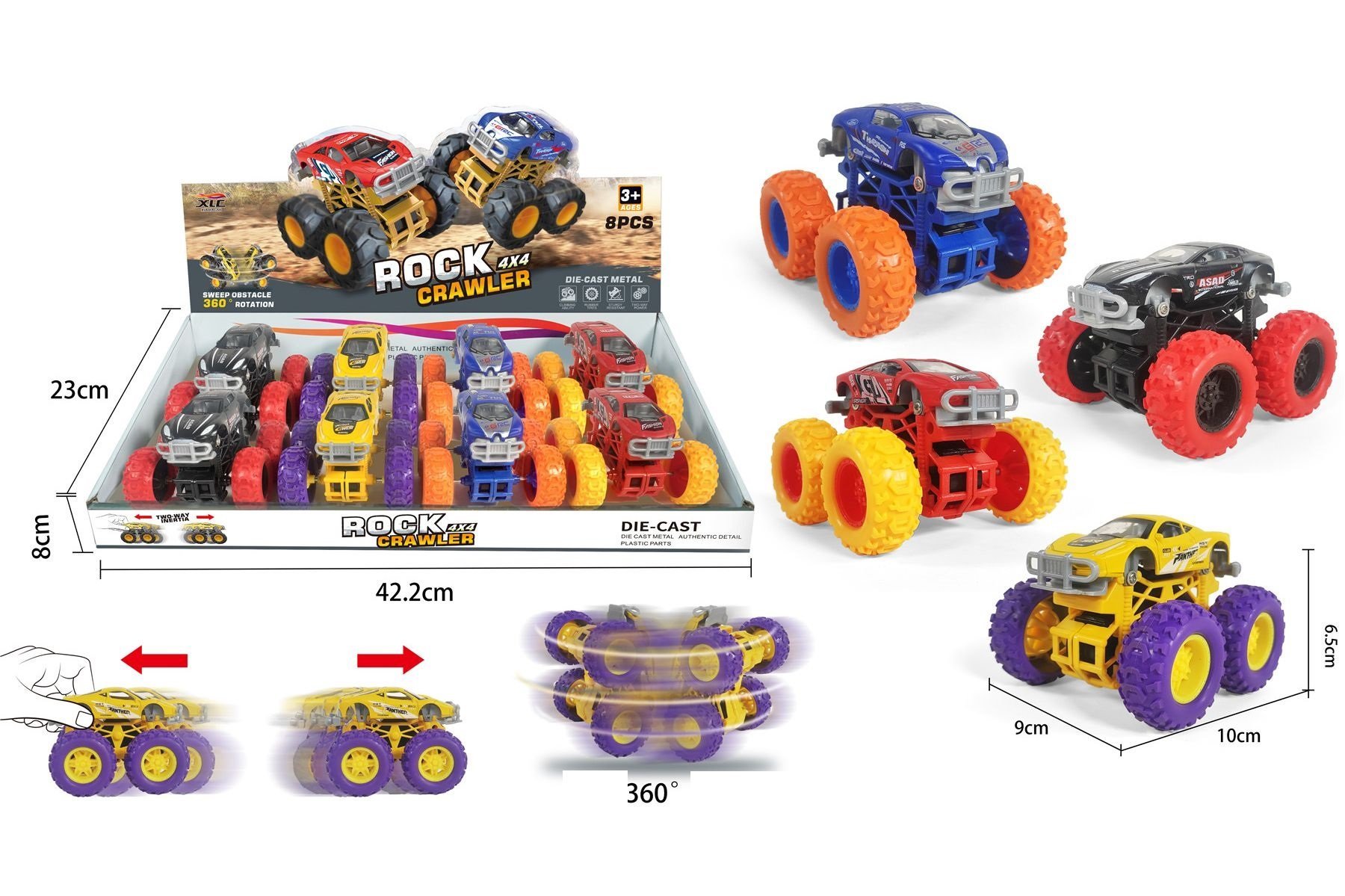 Φωτογραφία προϊόντος: Blue Toys Όχημα Friction Monster Off Road Πολύχρωμο (MKM928480)