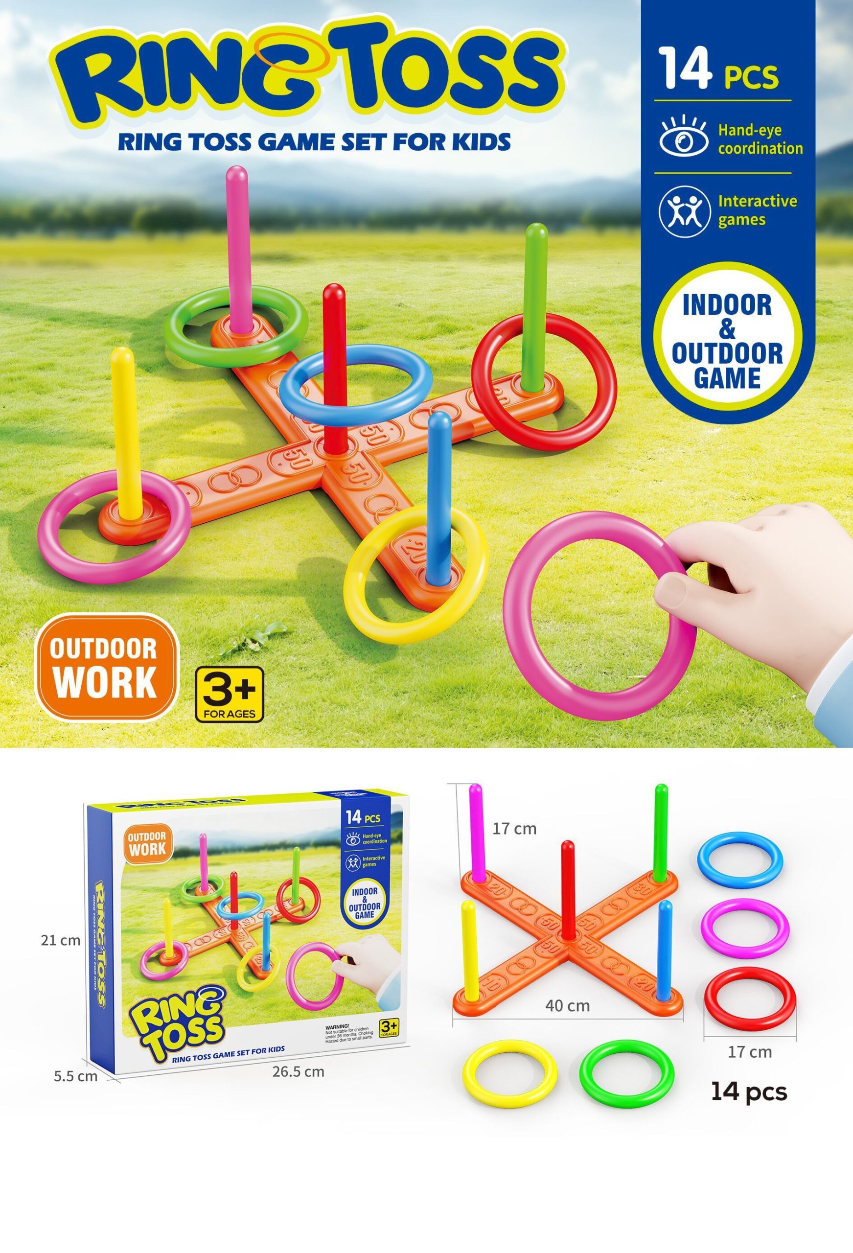 Φωτογραφία προϊόντος: Blue Toys Ring Toss-Παιχνίδι με Κρίκους (MKT948120)