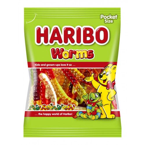 Φωτογραφία προϊόντος: Haribo Ζελεδάκια Worms 100gr (HA.ZE.WU.002)