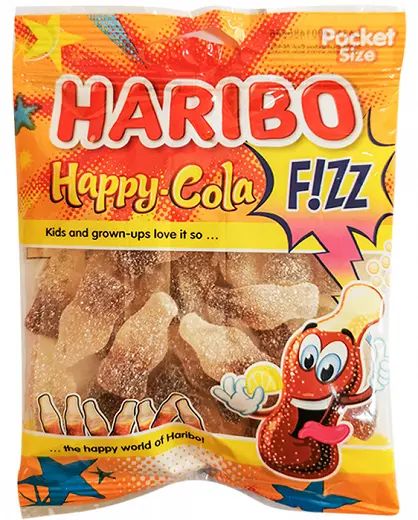 Φωτογραφία προϊόντος: Haribo Ζαχαρώδη Happy Cola Fizz 100g (HA.ZE.CF.100)