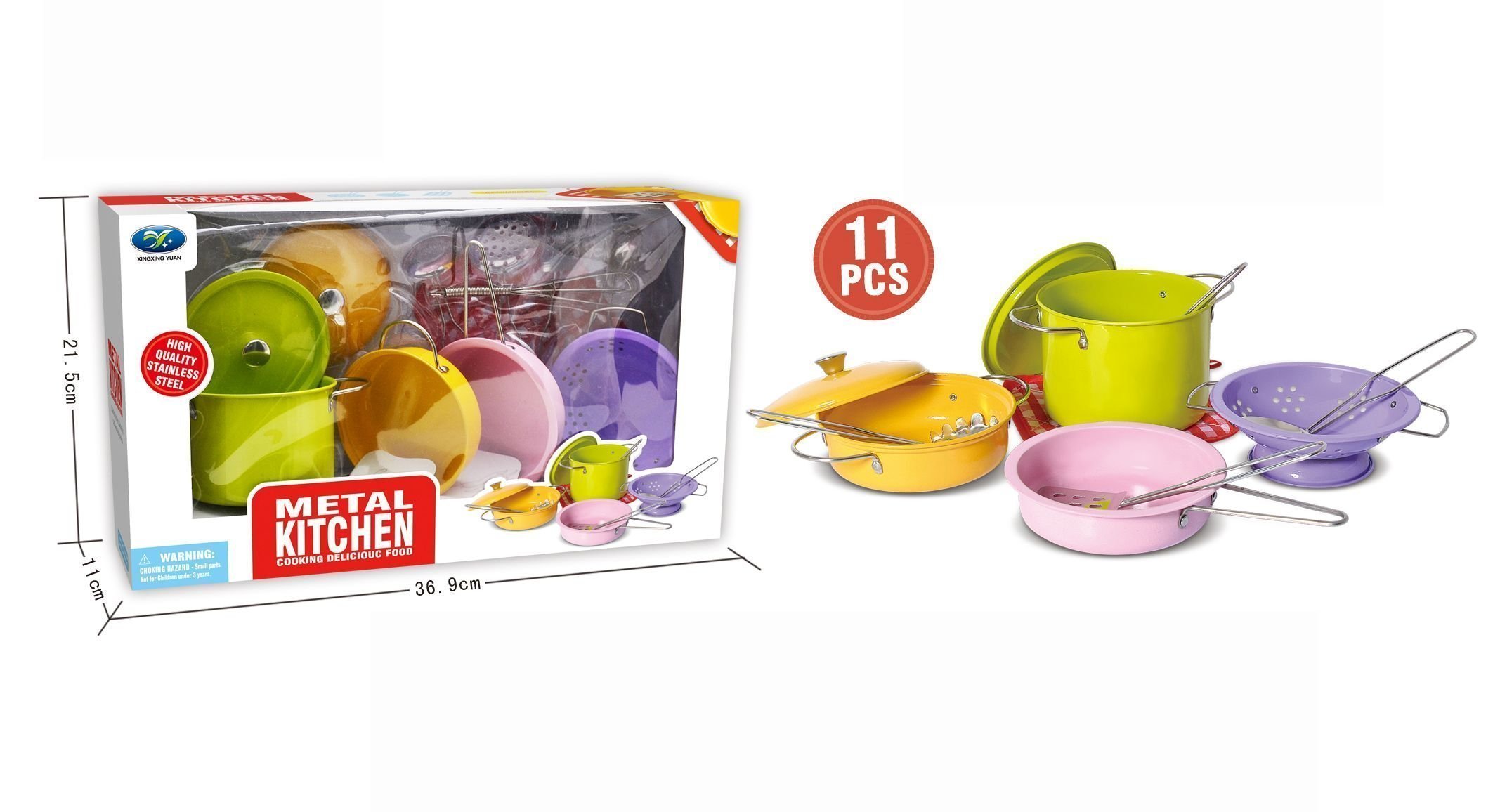 Φωτογραφία προϊόντος: Blue Toys Παιδικά Κουζινικά Σκεύη Μεταλλικά και Αξεσουάρ (MKK552921)
