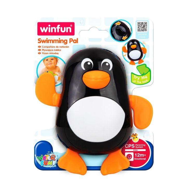 Φωτογραφία προϊόντος: Winfun Ζωάκι Μπάνιου Πιγκουίνος Swimming Pal - Penguin (7102-NL)