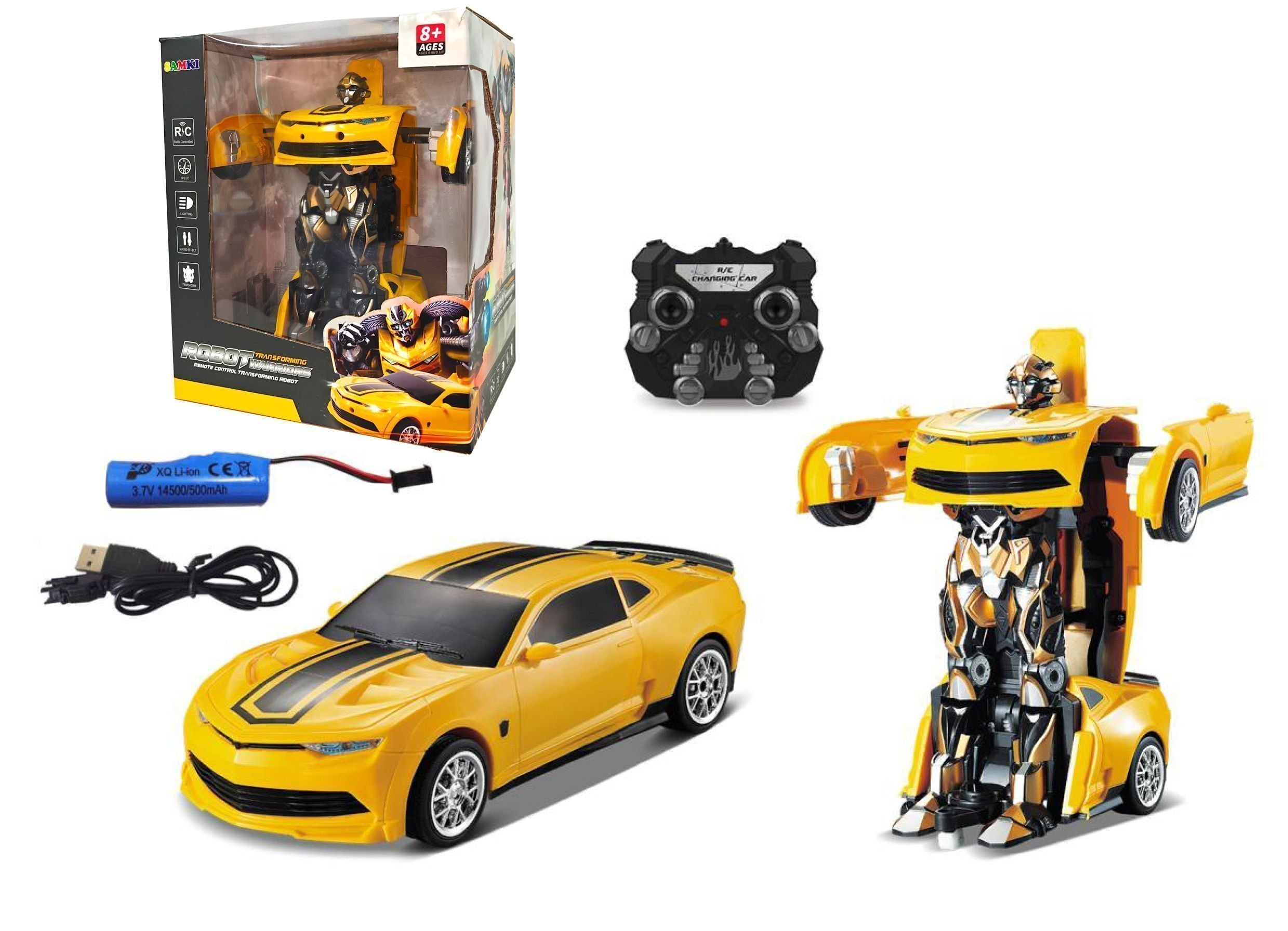 Φωτογραφία προϊόντος: Blue Toys R/C Ρομπότ Που Μεταμορφώνεται Σε Αυτοκίνητο Κίτρινο ΝοTT671 (MKU448736)