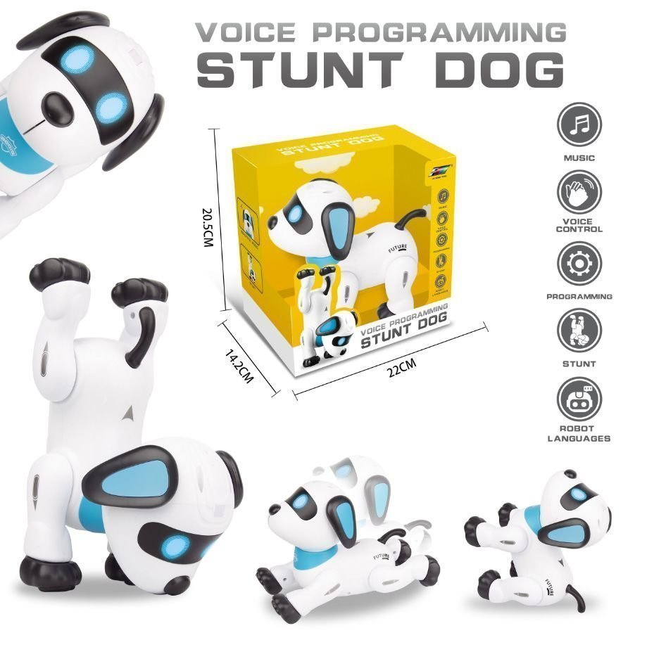 Φωτογραφία προϊόντος: Blue Toys R/C Ρομπότ Σκύλος Stunt Dog (MKL845960)