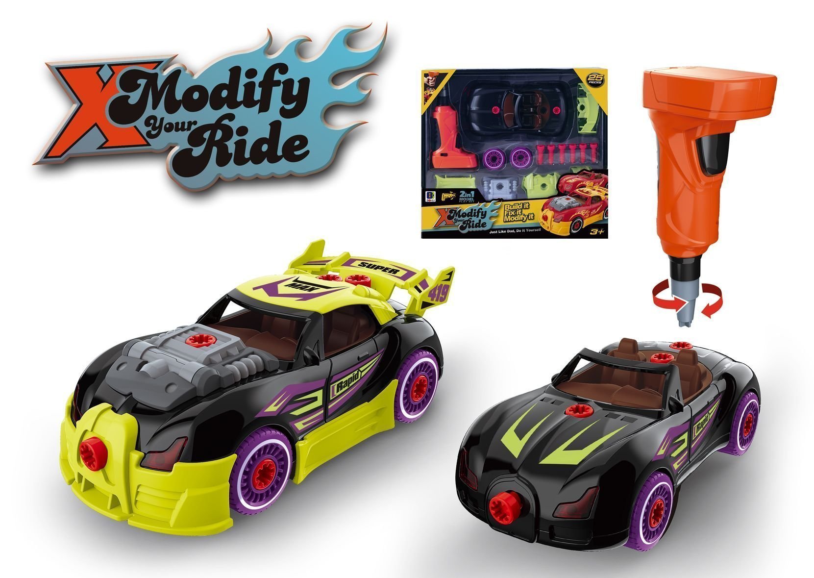 Φωτογραφία προϊόντος: Blue Toys Όχημα Friction Αυτοκίνητο 2 Σε 1 (MKT063834)
