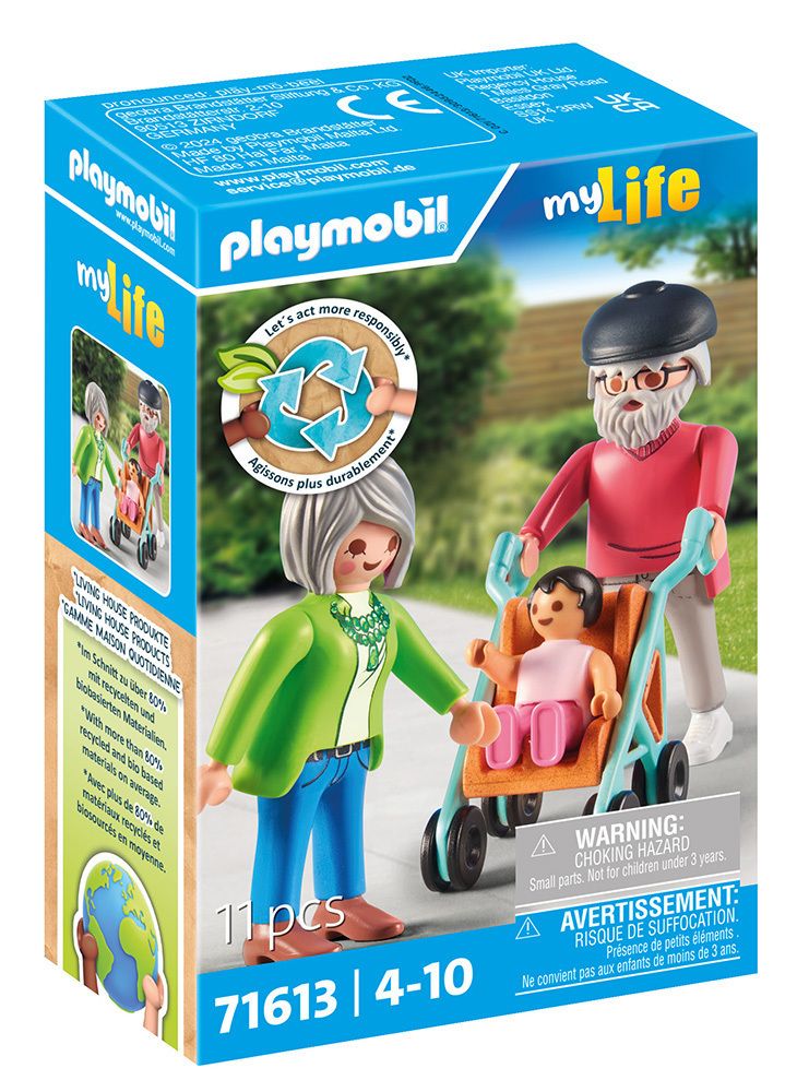 Φωτογραφία προϊόντος: Playmobil Παππούς και Γιαγιά με Μωρό (71613)