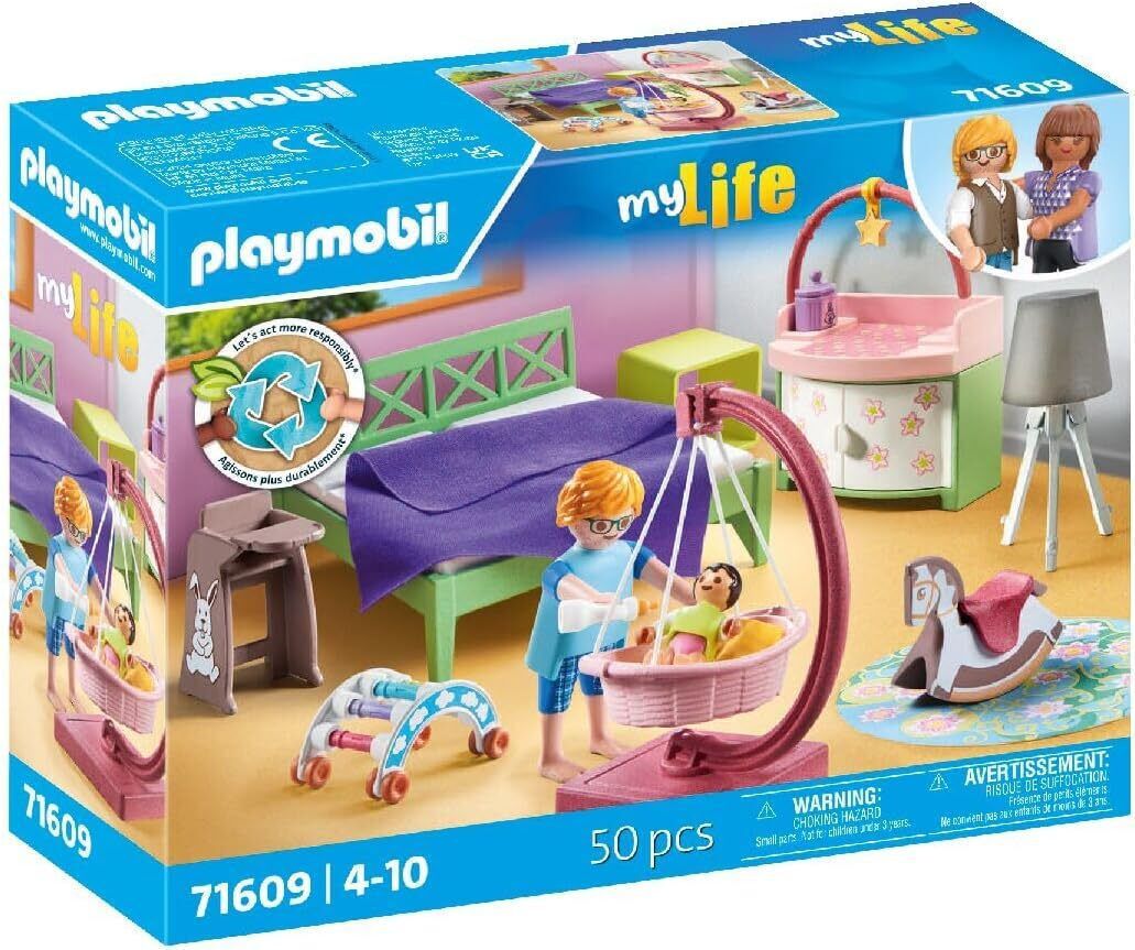 Φωτογραφία προϊόντος: Playmobil MyLife Μοντέρνο Υπνοδωμάτιο Με Κούνια (71609)