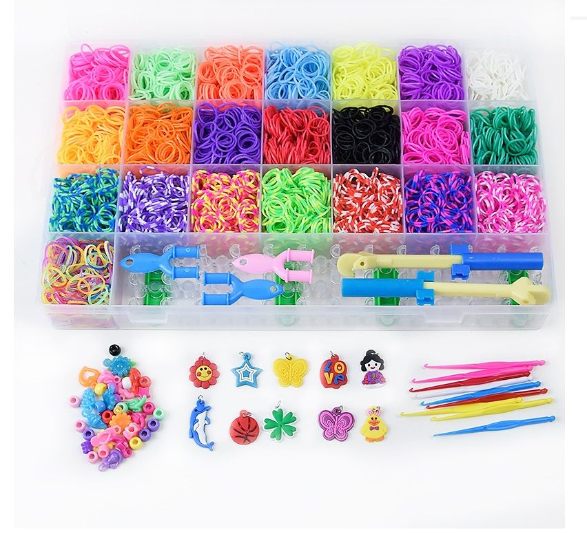 Φωτογραφία προϊόντος: Blue Toys Σετ Ομορφιάς Loom Bands Με Λαστιχάκια Και Σχέδια (MKN832953)