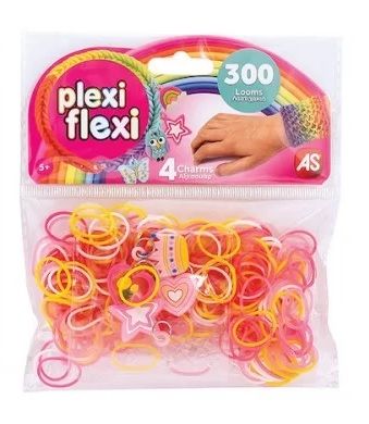 Φωτογραφία προϊόντος: AS το καλό παιχνίδι AS Plexi Flexi Σακουλάκι Με 300 Λαστιχάκια και 4 Αξεσουάρ (1080-25565)
