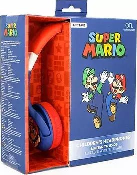 Φωτογραφία προϊόντος: Cd-Media Ακουστικά OTL Super Mario Μπλε-Κόκκινο (ACC-0608)