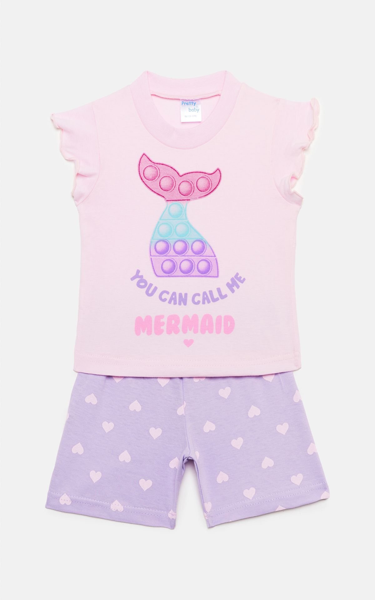 Φωτογραφία προϊόντος: Pretty baby Eleten Πυτζάμα Call Ροζ-Λιλά (65541-01-19)