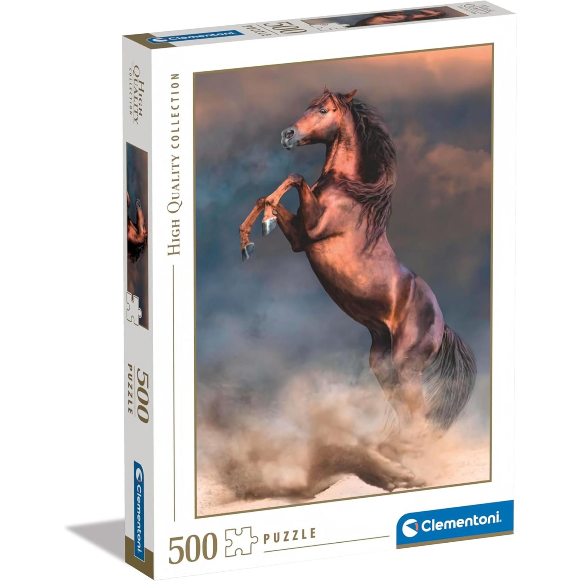 Φωτογραφία προϊόντος: Clementoni Παζλ High Quality 500 Wild Red Stallion (1220-35521)