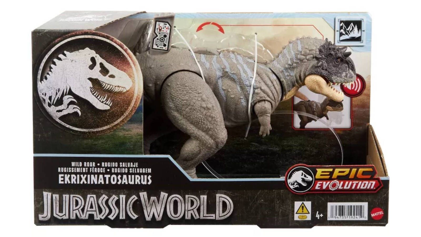 Φωτογραφία προϊόντος: Mattel Jurassic World Νέοι Δεινόσαυροι Ekrixinatosaurus (HTK70)