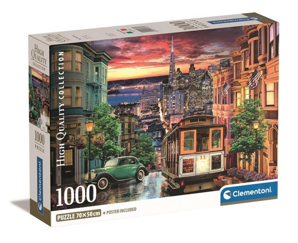 Φωτογραφία προϊόντος: Clementoni Παζλ High Quality 1000 San Francisco (1220-39776)