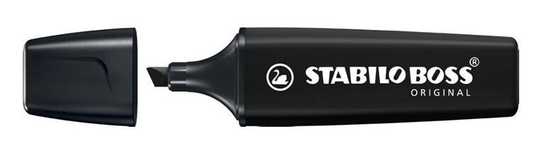 Φωτογραφία προϊόντος: Exas Υπογραμιστές Stabilo Boss 70/46 Black (128700046)