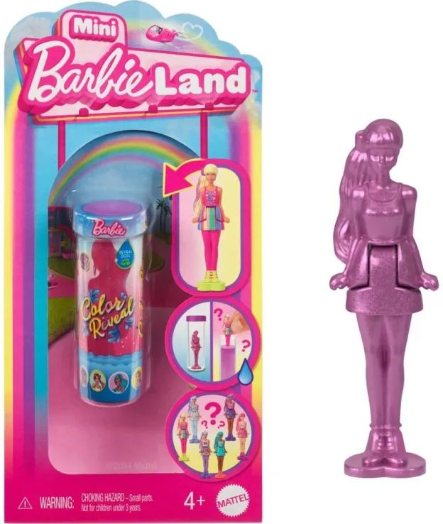 Φωτογραφία προϊόντος: Mattel Barbie Mini Barbieland-Color Reveal-6 Σχέδια (HYF28)