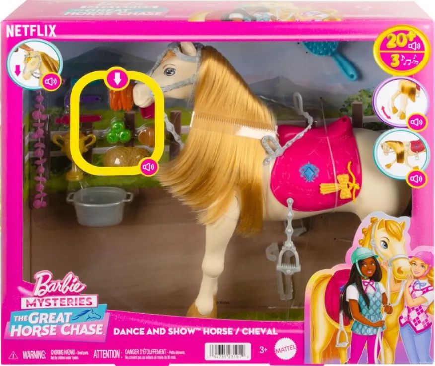 Φωτογραφία προϊόντος: Mattel Barbie The Great Horse Chase Άλογο (HXJ42)