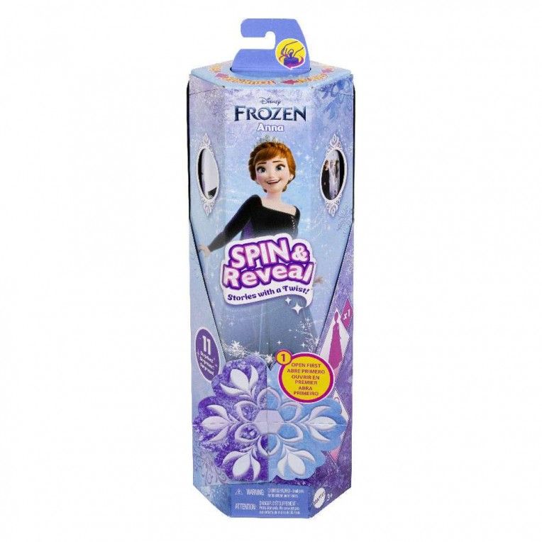 Φωτογραφία προϊόντος: Mattel Disney Frozen Spin and Reveal Κούκλα Άννα με 11 Εκπλήξεις (HXD27)