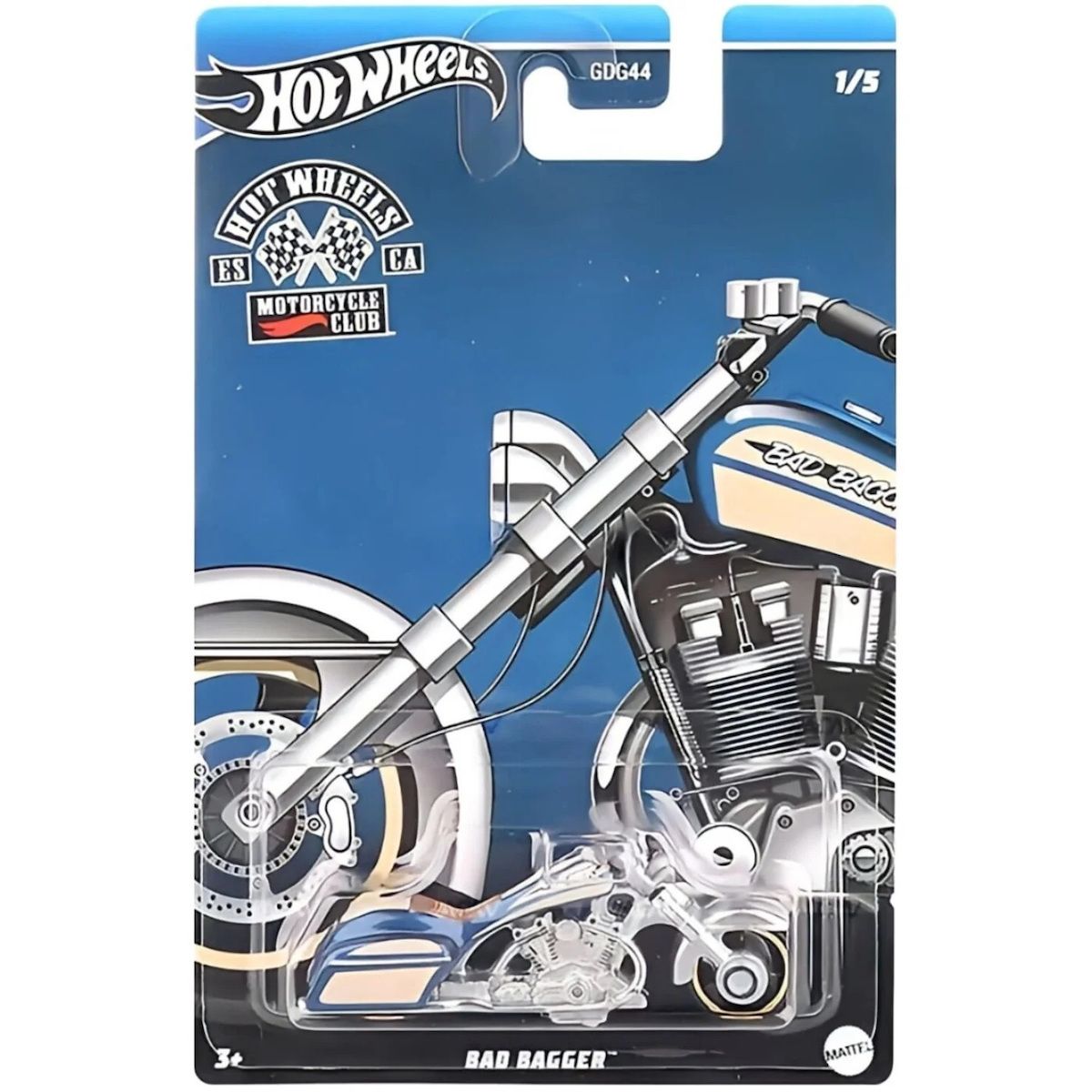 Φωτογραφία προϊόντος: Mattel Hot Wheels Bad Bagger Motorcycle Club 2024 (HRR90)