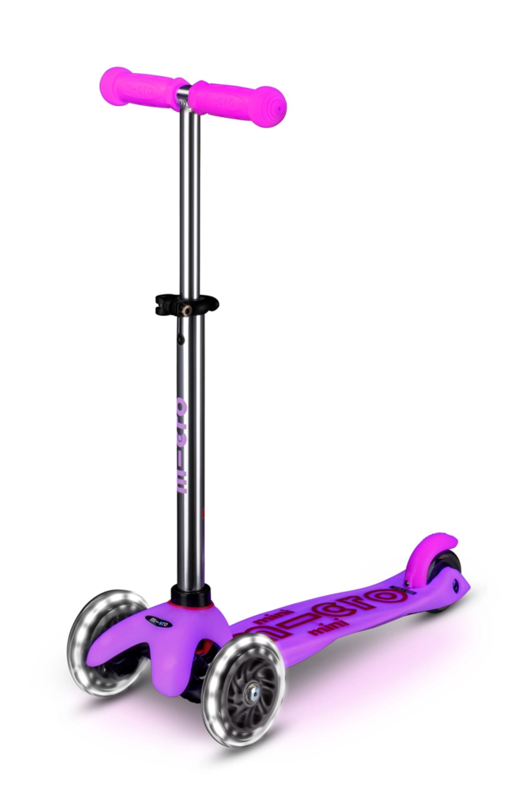 Φωτογραφία προϊόντος: Πατίνι Mini Micro Deluxe Glow LED - Frosty Pink (MMD217)