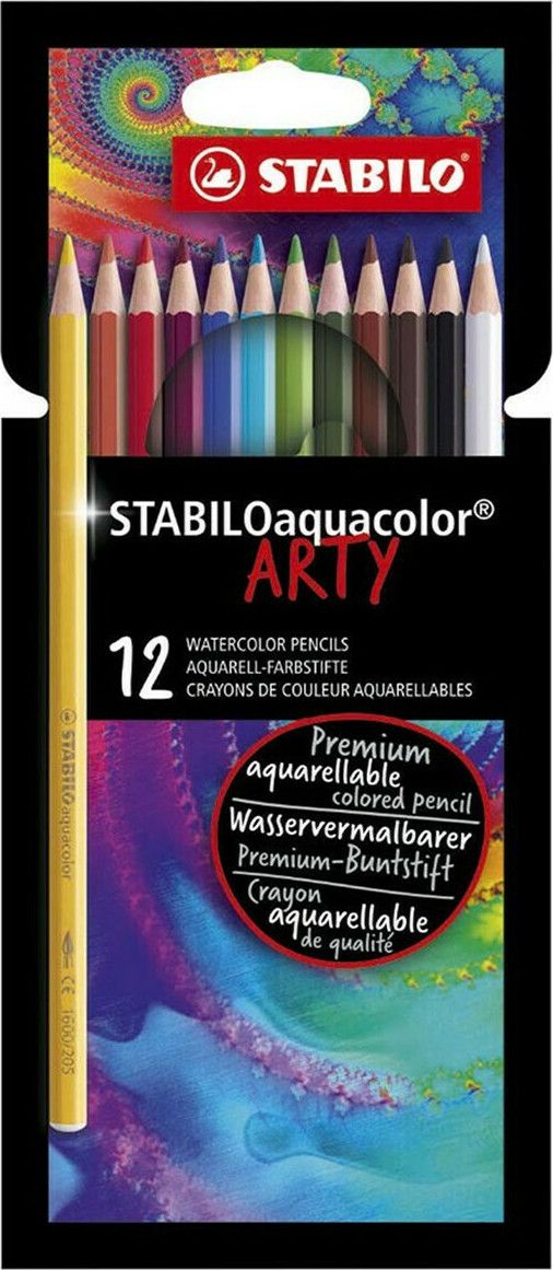 Φωτογραφία προϊόντος: Stabilo Ξυλομπογιές Arty Aquarel 12 Χρώματα (128161201)