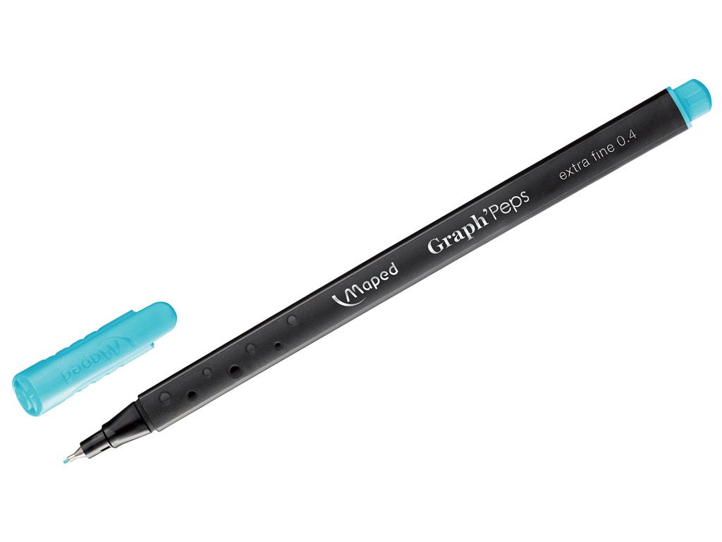 Φωτογραφία προϊόντος: Maped Μαρκαδοράκι Graph Peps Fineliner 0.4mm Γαλάζιο (749106)