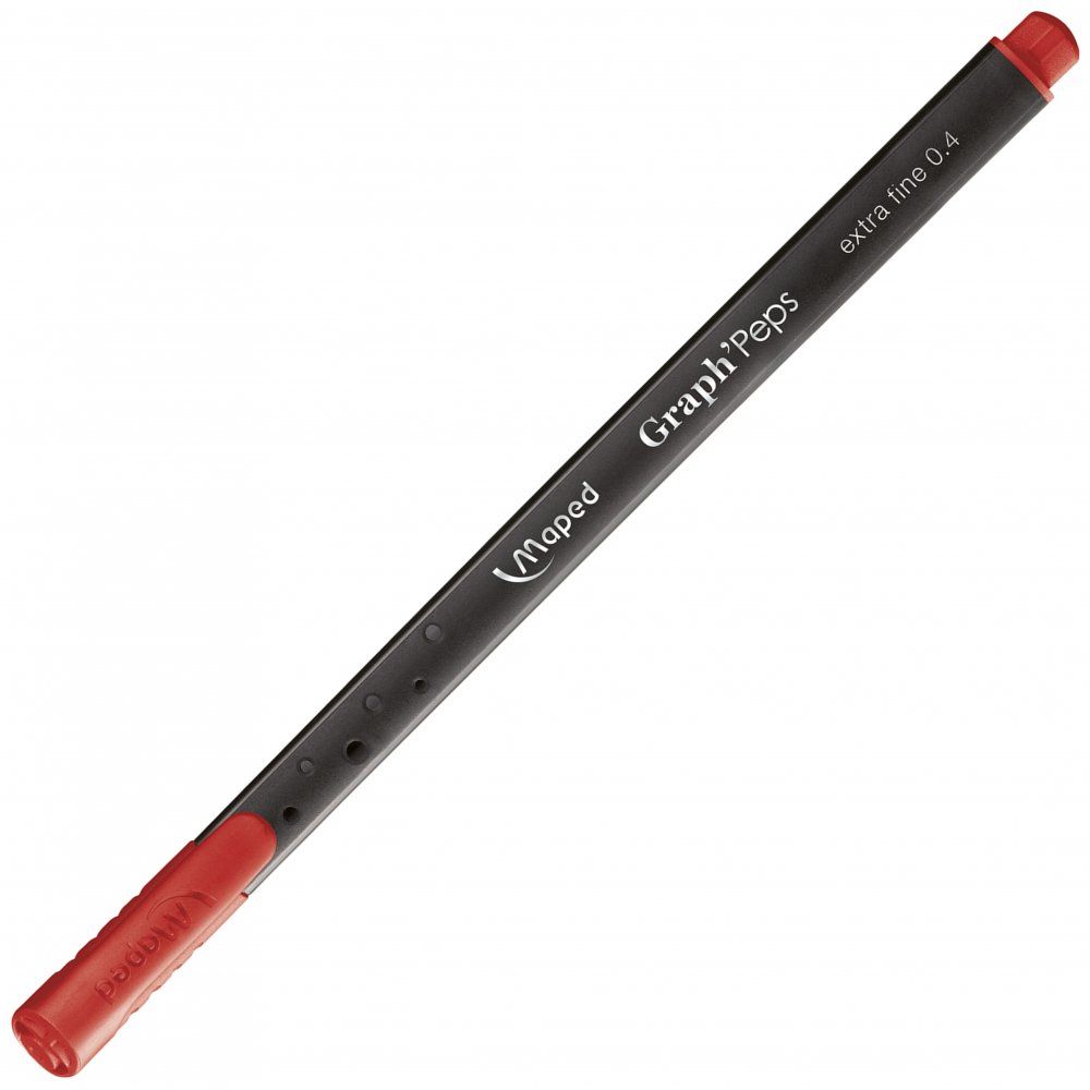 Φωτογραφία προϊόντος: Maped Μαρκαδοράκι Graph Peps Fineliner 0.4mm Κόκκινο (749117)