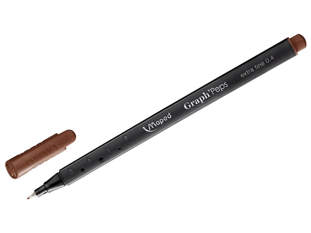Φωτογραφία προϊόντος: Maped Μαρκαδοράκι Graph Peps Fineliner 0.4mm Καφέ (749124)