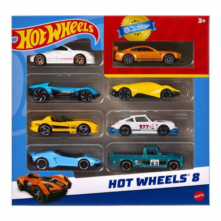 Φωτογραφία προϊόντος: Mattel Hot Wheels Αυτοκινητάκια Σετ Των 8 (HPV78)