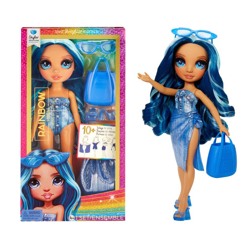 Φωτογραφία προϊόντος: MGA Entertainment Rainbow High Κούκλα Swim Style Fashion Μπλέ (507307-EUC)