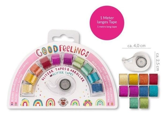 Φωτογραφία προϊόντος: Exas Trend Κολλητικές Feelings Rainbow Glitter 12 τμχ (114960856)