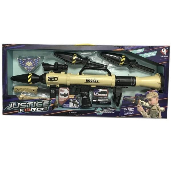 Φωτογραφία προϊόντος: Blue Toys Όπλο Justice Force Ρουκετοβόλο Με Αξεσουάρ (MKP245971)